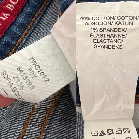 Lucky Sofia Boot Cut Dark Wash Denim Jeans - Picture 7 of 8